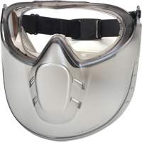 Pyramex GG504TSHIELD Lunettes de s&eacute;curit&eacute; Capstone Shield avec &eacute;cran facial amovible, Lentille Transparent, Antibu&eacute;e, Ventilation Directe/Ferm&eacute;