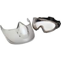 Pyramex GG504TSHIELD Lunettes de s&eacute;curit&eacute; Capstone Shield avec &eacute;cran facial amovible, Lentille Transparent, Antibu&eacute;e, Ventilation Directe/Ferm&eacute;