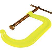 Bessey CDF408CHV Serre-joint en C &agrave; gorge profonde pour service normal, Capacit&eacute; de 8" (203 mm), Profondeur de gorge de 5" (127 mm)