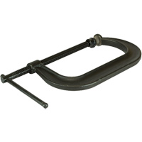 Bessey CDF412 Regular-Duty Deep Throat C-Clamp, 12" (305 mm) Capacity, 6-1/4" (159 mm) Throat Depth