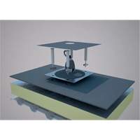 3M DBI Sala Protection Contre Les Chutes 2100140 Ancrage pour sommet de toiture DBI-SALA, Boulonn&eacute;, Usage Permanent