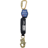 3M DBI Sala Fall Protection 3101513 Nano-Lok Self-Retracting Lifeline, 6', Web, Swivel