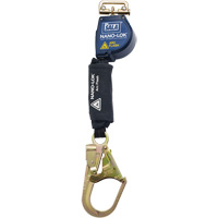 3M DBI Sala Fall Protection 3101543 Nano-Lok Arc Flash Self-Retracting Lifeline, 8', Web, Swivel