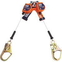 3M DBI Sala Fall Protection 3500253 Nano-Lok Edge Self-Retracting Lifeline, 8', Stainless Steel, Swivel