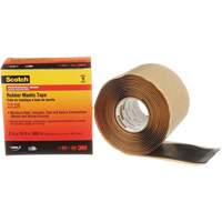 3M 2228-2X10 Scotch&reg; Rubber Mastic Tape 2228, 50.8 mm (2") x 3 m (10'), Black