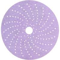 3M 31483 Hookit Purple Clean Sanding Disc, 6" Dia., 320+ Grit, Aluminum Oxide