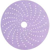 3M 31482 Hookit Purple Clean Sanding Disc, 6" Dia., P240 Grit, Aluminum Oxide, C-Weight