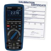 Reed Instruments R5005-NIST Multim&egrave;tre industriel num&eacute;rique v. e. v. avec certificat de calibration, Tension c.a./c.c., Courant c.a./c.c.