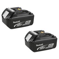 Makita 196406-9 Battery, Lithium-Ion, 18 V, 4 A
