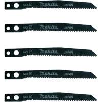 Makita A-85852 #2 Jigsaw Blades, High Speed Steel, 3-7/32" L, 14 TPI