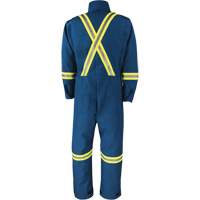 Dupont™ Nomex<sup>®</sup> IIIA Deluxe Coveralls, Size X-Large, Royal Blue, 6 cal/cm²  NJZ806 | TENAQUIP