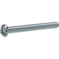  NKB132 Phillips Drive Pan Head Machine Screw, #8-32 x 1/2" L, Zinc Plated
