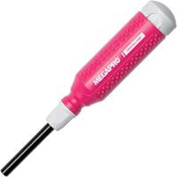 Megapro 151PINK Original Pink 15-in-1 Multi-Bit Screwdriver, 8-37/50" L, Textured Handle