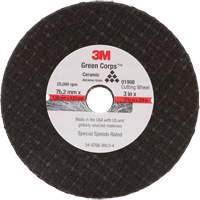 3M 1988 General-Purpose Cut-Off Wheel, 3" x 1/16", 3/8" Arbor, Type 27, Aluminum Oxide, 25000 RPM