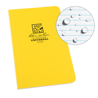 Rite In The Rain 374 Field-Flex Bound Book, Soft Cover, Yellow, 128 Pages, 4-5/8" W x 7-1/4" L