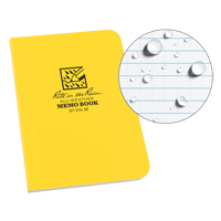 Memo Book, Soft Cover, Yellow, 112 Pages, 3-1/2" W x 5" L NKF442 | TENAQUIP