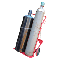 Vestil CYHT-350 Chariot pour bouteilles, Roues Caoutchouc moul&eacute;, Base de 25-1/2"la x 7"lo, 350 lb