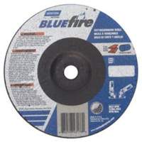 Norton 66252843178 Bluefire&reg; Depressed Centre Wheel, 4" x 1/8", 3/8" Arbor, Aluminum Oxide/Zirconia Alumina, Type 27