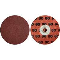 Norton 69957399654 Disques en toile MERIT ALO RESIN BOND, 3" dia., Grain 80, Oxyde d'aluminium