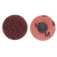 Merit 08834164064 Disque de polissage &agrave; changement rapide, 2" dia., Grain Moyen, Oxyde d'aluminium