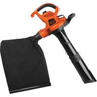 Black & Decker BV6600 High Performance Leaf Blower/Vacuum/Mulcher, 250 MPH Output, Electric