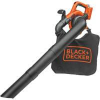 Black & Decker LSWV36 Max* Cordless Sweeper/Vacuum Kit, 40 V, 120 MPH Output, Battery Powered