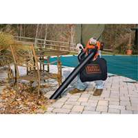 Black & Decker LSWV36 Max* Cordless Sweeper/Vacuum Kit, 40 V, 120 MPH Output, Battery Powered