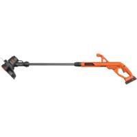 Black & Decker LST201-CA Max* Cordless String Trimmer/Edger Kit, 10", Battery Powered, 20 V