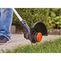 Black & Decker LST201-CA Max* Cordless String Trimmer/Edger Kit, 10", Battery Powered, 20 V
