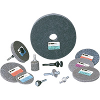 3M STA-873173 Meule unitaris&eacute;e Standard Abrasives 873173, 6" x 1/4", Arbre de 1/2", Grain de Fin, Oxyde d'aluminium