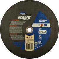 Norton 66253106102 Meule &agrave; tronçonner &agrave; coupe libre Gemini, 10" x 3/32", Arbre de 5/8", Type 1, Oxyde d'aluminium, 6110 Tr/min