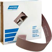 Norton 66261126278 Rouleau de toile abrasive, Oxyde d'aluminium, 1-1/2" la x 150' lo, Grain 600