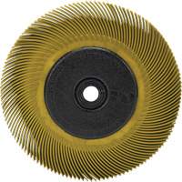 3M SB33215 Scotch-Brite Radial Bristle Brush, Ceramic, 80 Grit, 6" Dia.