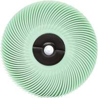 3M SB30132 Scotch-Brite Radial Bristle Disc, Aluminum Oxide, 1 Micron Grit, 3" Dia.