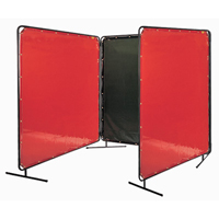 Weld-Mate NT889 Welding Screen and Frame, Yellow, 8' x 6'