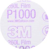 3M 00909 Gold Hookit Disc, 3" Dia., P1000 Grit, Aluminum Oxide, C-Weight