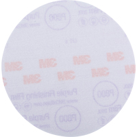 3M 30670 DISQUE FINITION MAUVE 6" HOOKIT GRN P800 50/BTE, 6" Dia., P800 Grit