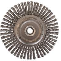 Pack of 10 20000 RPM 1 Trim.020 Fill Diameter Felton Brushes E204 - 1//2 Diameter Steel Fill Crimped Wire End Brush