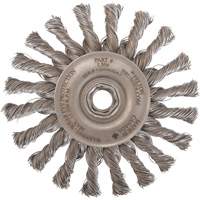 Pack of 10 - 3//4 Diameter Crimped Wire End Brush 1 Trim.005 Fill Diameter Felton Brushes E210 20000 RPM Steel Fill