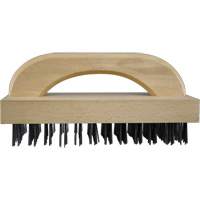 Felton Brushes CHEF600 Brosses bloc de boucher &agrave; fils plats, Fil en acier plat, 8 x 12 rangs de fils, Longueur 9"