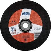 Premium INOX Cutting Disc, 6" x 5/64", 7/8" Arbor, Type 27, Aluminum Oxide, 10200 RPM  NU917 | TENAQUIP