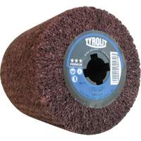 Tyrolit 60170 Pro-Line Surface Conditioning Drum, 4" Dia. x 4" W, 3/4" Arbor, Medium Grit, Aluminum Oxide