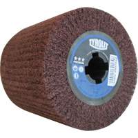 Tyrolit 60184 Pro-Line Surface Conditioning Drum, 4" Dia. x 4" W, 3/4" Arbor, Fine Grit, Aluminum Oxide