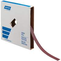 Norton 66261136179 Rouleau de toile abrasive pour m&eacute;tal, Oxyde d'aluminium, 1" la x 150' lo, Grain 80