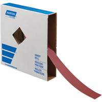 Norton 66261136204 Rouleau de toile abrasive pour m&eacute;tal, Oxyde d'aluminium, 2" la x 150' lo, Grain 80