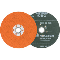 Walter Surface Technologies 15X528 Coolcut XX Sanding Disc, 5" Dia., 80 Grit, Ceramic