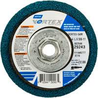 Norton 66254429243 Vortex Rapid Blend Non-Woven Depressed Center Abrasive Disc, 4-1/2" Dia., 100-120 Grit, Aluminum Oxide