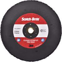 Scotch-Brite™ Clean & Strip XT Pro Disc, 7" Dia., Extra Coarse Grit, Silicon Carbide NV484 | TENAQUIP
