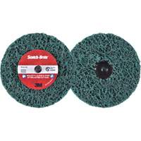 3M SB21554 Scotch-Brite Roloc+ Clean & Strip XT Pro Extra Cut Disc, 4" Dia., Extra Coarse Grit, Aluminum Oxide