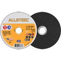 Walter Technologies Pour Surface 11W052 Meule &agrave; tronçonner ALLSTEEL, 5" x 3/64", Arbre de 7/8", Type 1, Oxyde d'aluminium, 12250 Tr/min